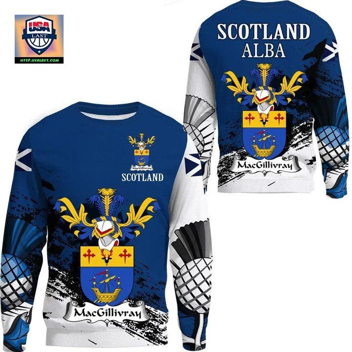 Macgillivray Scottish Family Crest Scotland Special Sweater 
