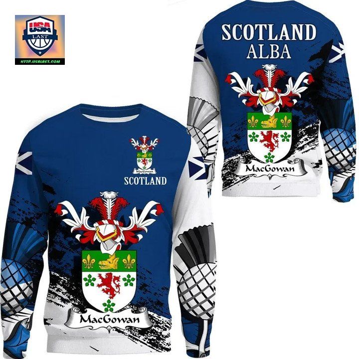 Macgowan Scottish Family Crest Scotland Special Sweater 