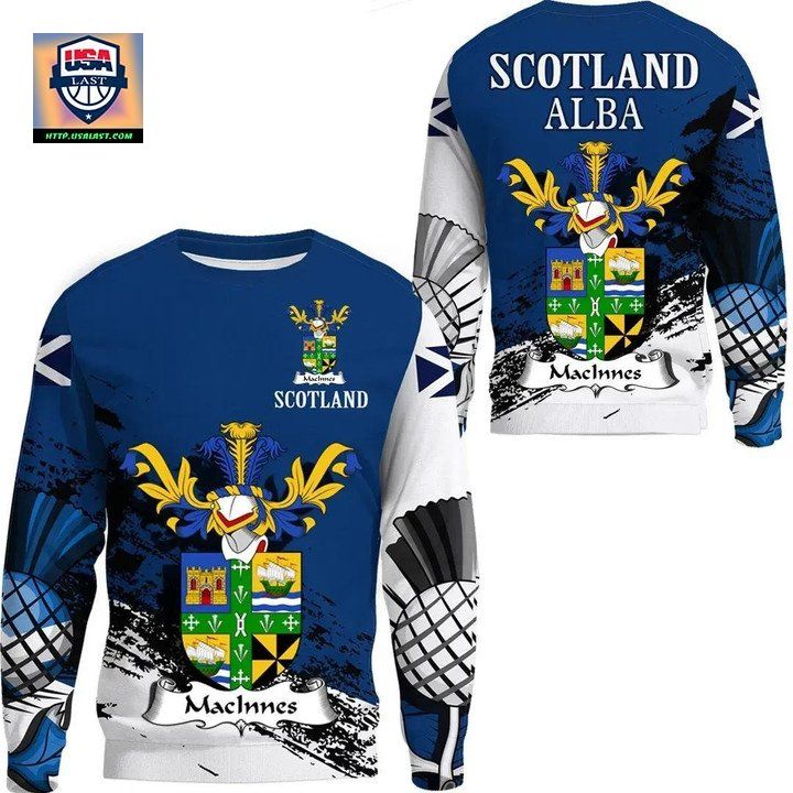 Macinnes Scottish Family Crest Scotland Special Sweater 