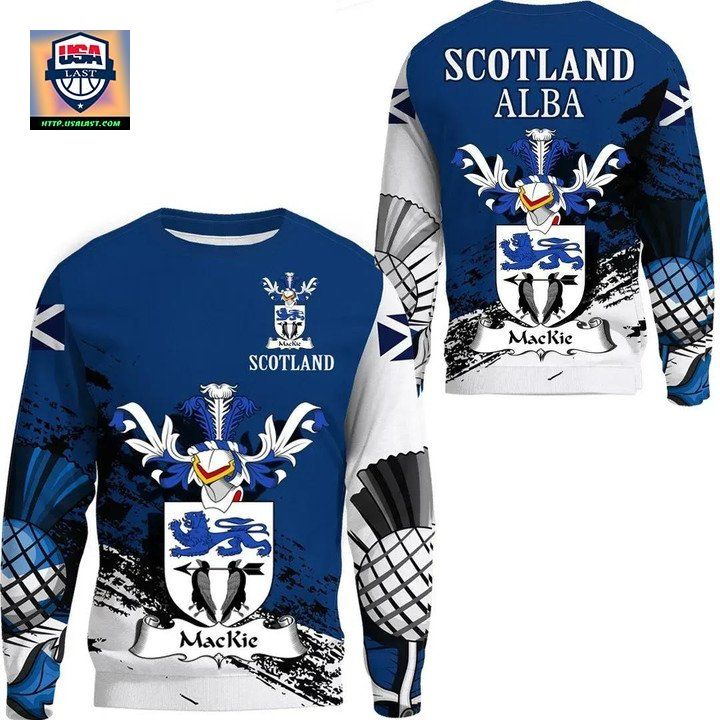 Mackie Scottish Family Crest Scotland Special Sweater 