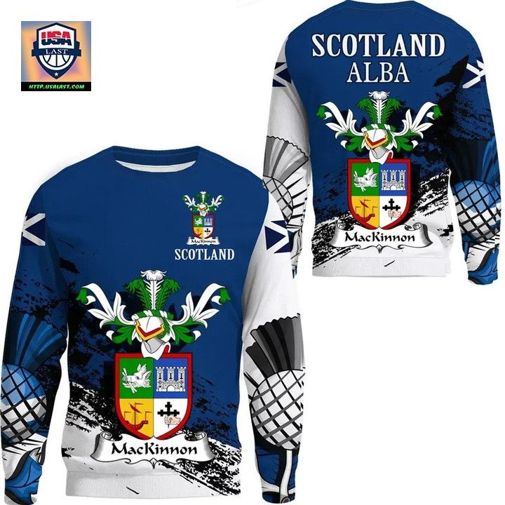 Mackinnon Scottish Family Crest Scotland Special Sweater 