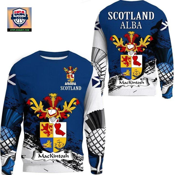 Mackintosh Scottish Family Crest Scotland Special Sweater 