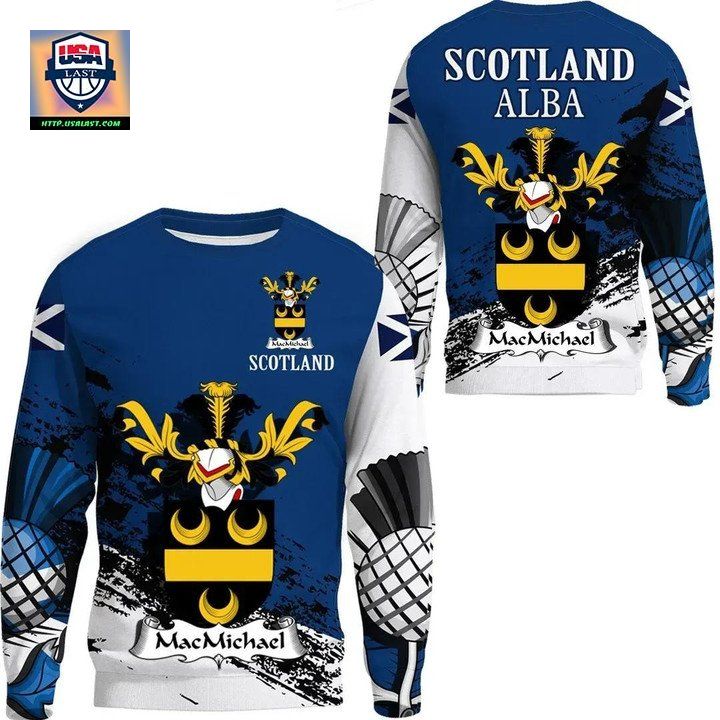 Macmichael Scottish Family Crest Scotland Special Sweater 
