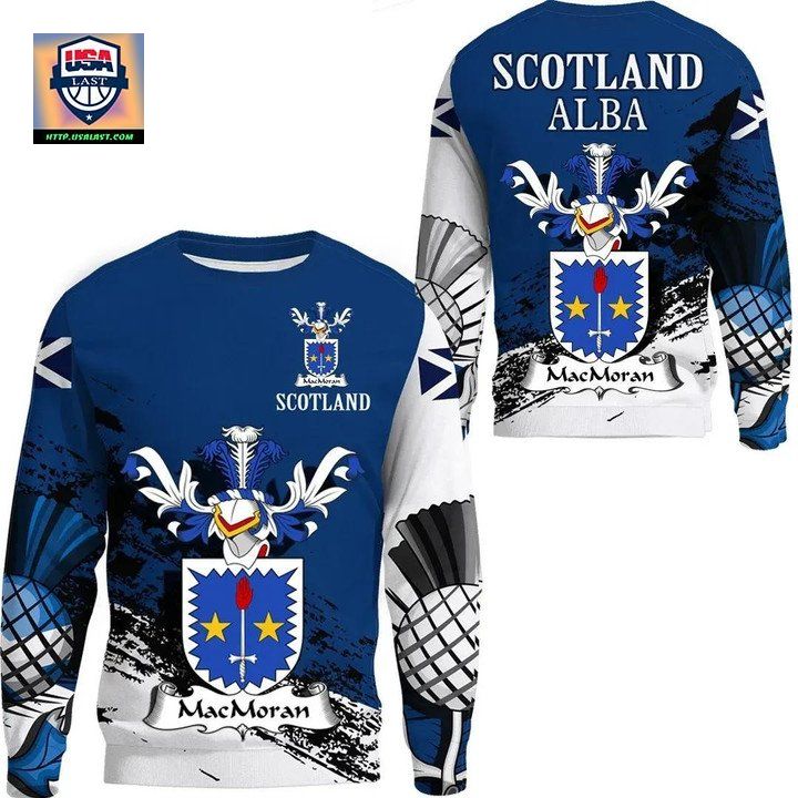 Macmoran Scottish Family Crest Scotland Special Sweater 