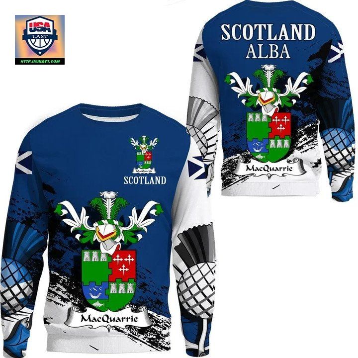Macquarrie Or Macguarie Scottish Family Crest Scotland Special Sweater 