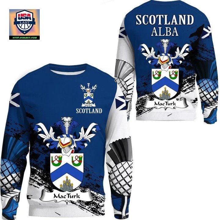 Macturk Scottish Family Crest Scotland Special Sweater 