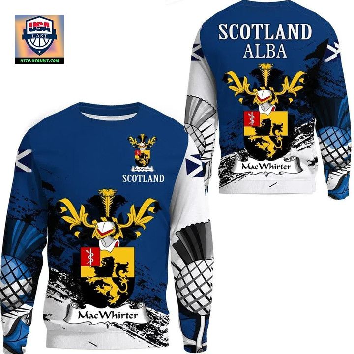 Macwhirter Scottish Family Crest Scotland Special Sweater 