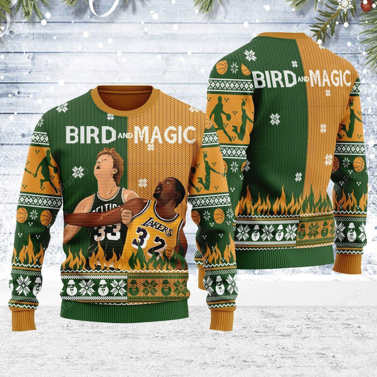 Magic & Bird Ugly Christmas Sweater, Perfect Holiday Gift
