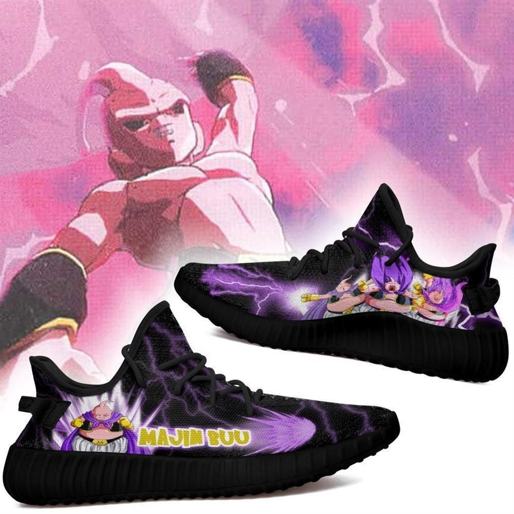 Majin Buu Yzs Dragon Ball Z Anime Black Fan Gift Idea My Son My Boyfriend Shoes Sneakers