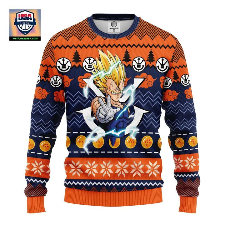 Majin Vegeta Dragon Ball Ugly Christmas Sweater Amazing Gift Idea Thanksgiving Gift