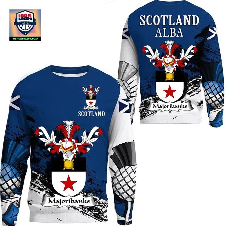 Majoribanks Scottish Family Crest Scotland Special Sweater 