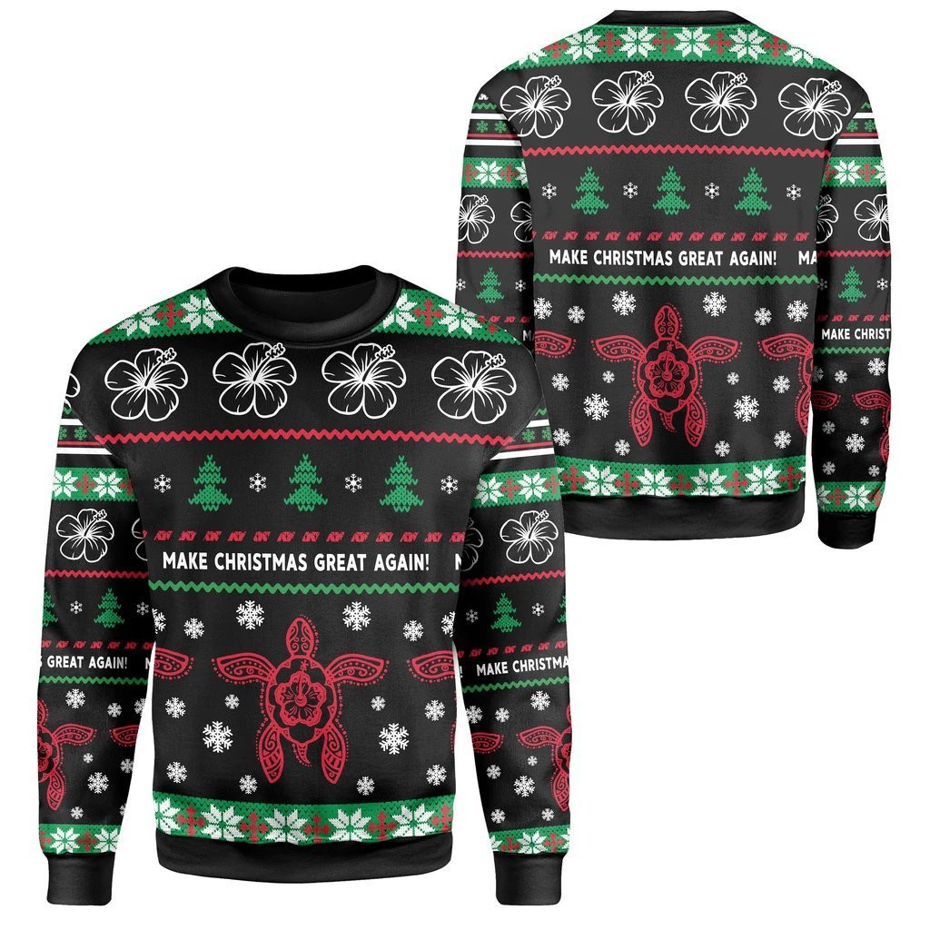Make Christmas Great Again Ugly Christmas Sweater, Perfect Holiday Gift