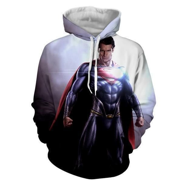 Man of Steel Cool 3D All Over Print Hoodie & Zip Hoodie