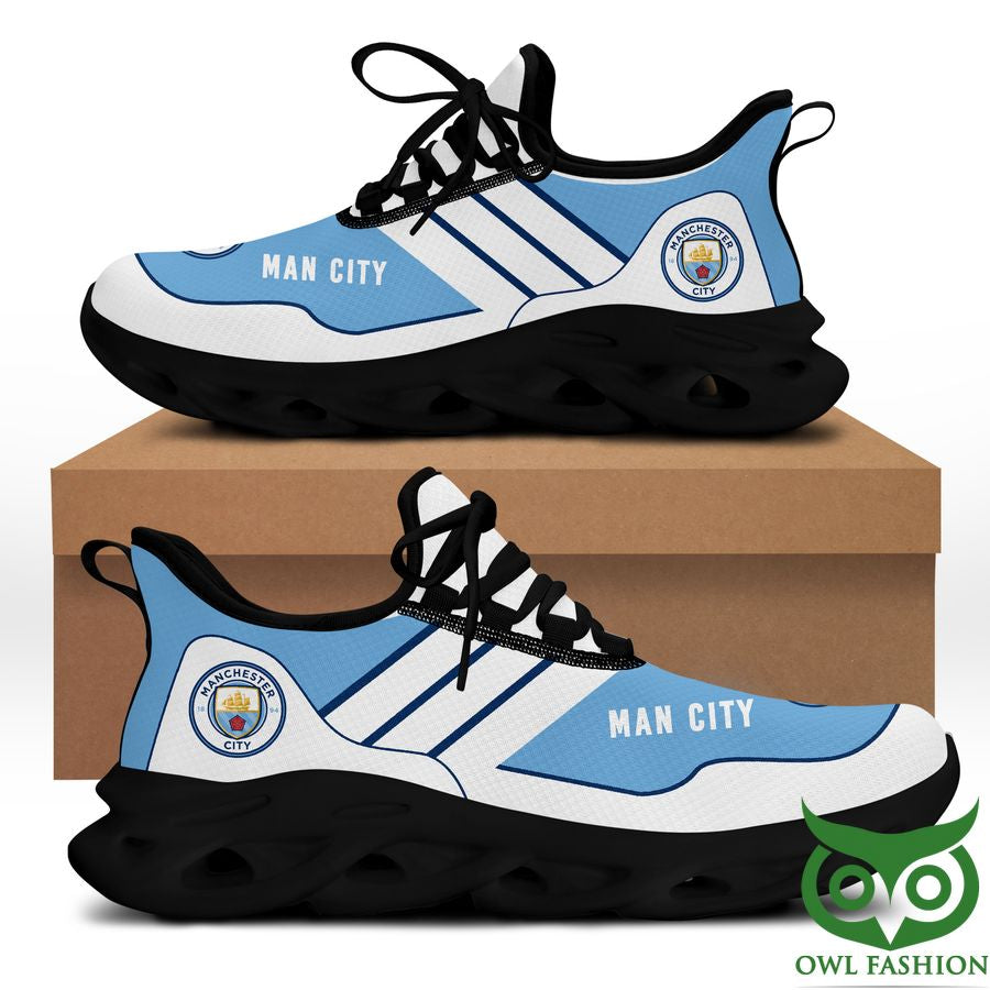 Manchester City FC Max Soul Shoes Sneakers for Men And Women – Soccer Fan Shoes, Team Sneakers