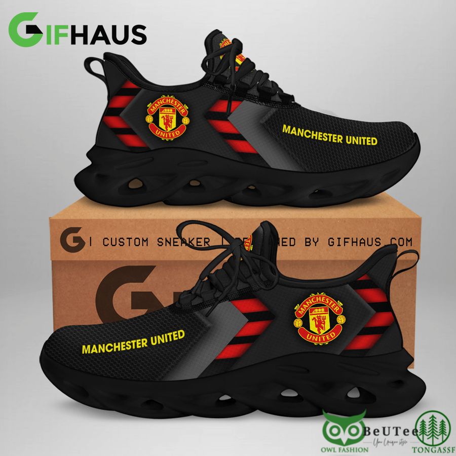 Manchester United Max Soul Shoes Sneakers for Men And Women – Soccer Fan Shoes, Team Sneakers