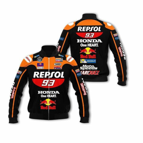 Marc Juez Repsol Honda Racing Red Bull Bomber Jacket | Automotive Jacket for Men & Women | Car Fan Gift