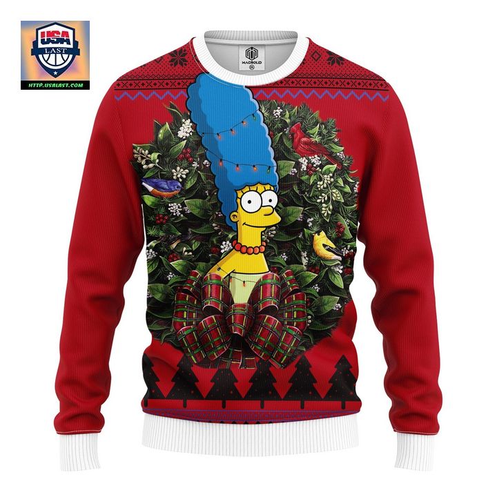 Marge Simpson The Simpsons Noel Mc Ugly Christmas Sweater Thanksgiving Gift