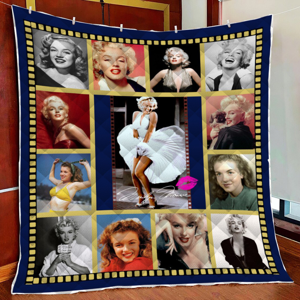 Marilyn Monroe Fleece Blanket Quilt Blanket