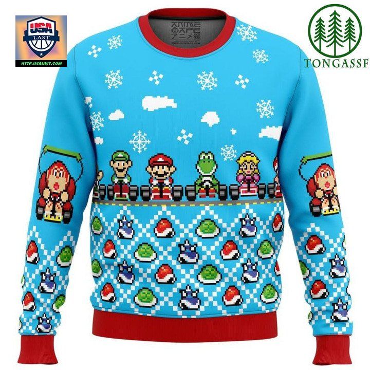 Mario Kart Ugly Christmas Sweater