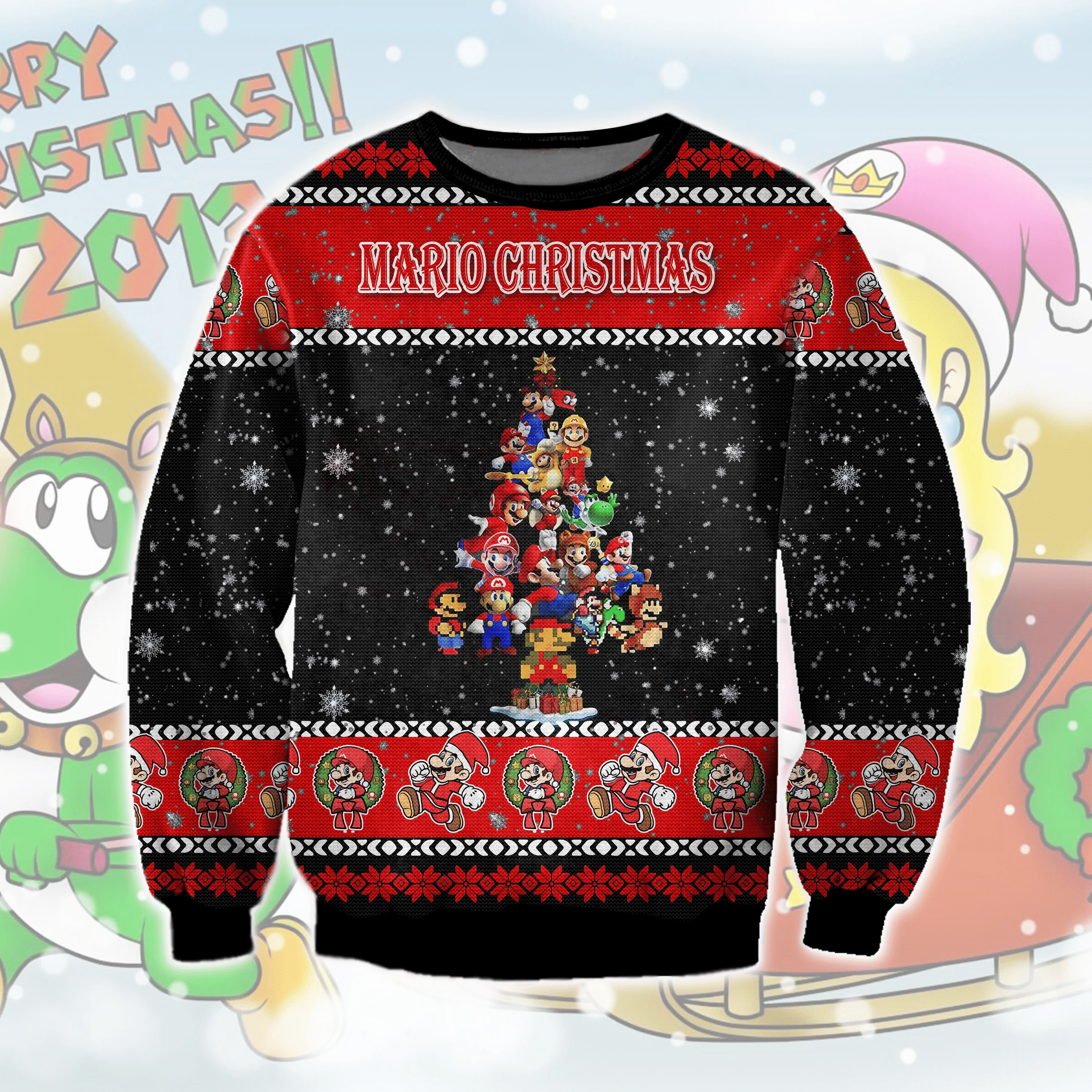 Mario Ugly Christmas Sweater