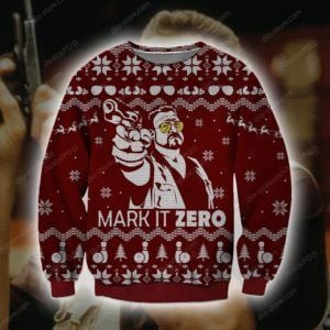 Mark It Zero Knitting Ugly Christmas Sweater, Perfect Holiday Gift