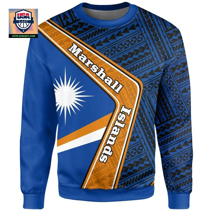 Marshall Islands Sweater Polynesian Coat Of Arms