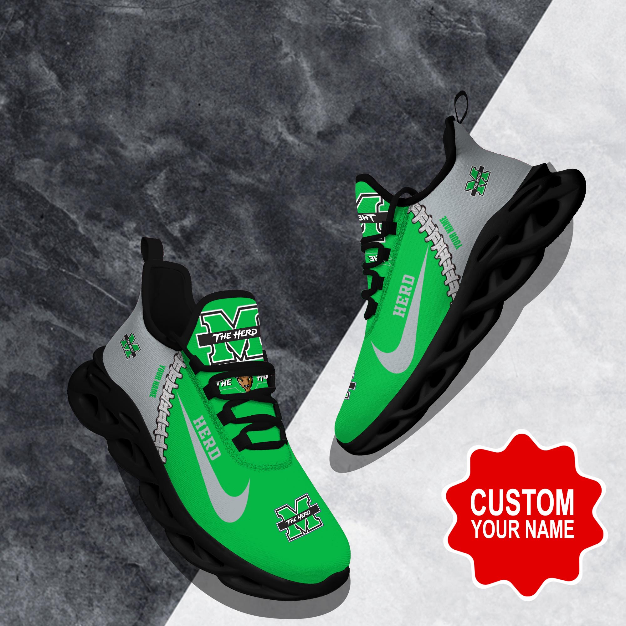 Marshall Thundering Herd Max Soul Shoes Sneakers for Men And Women – Casual Shoes, Streetwear Shoes