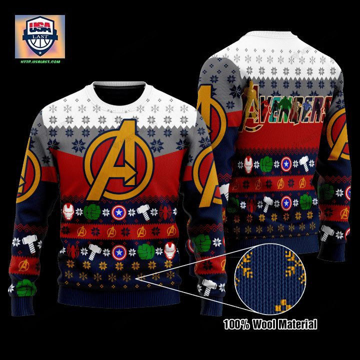 Marvel Comics Avengers Christmas Sweater