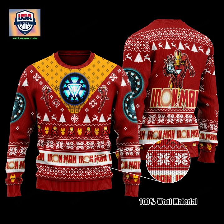 Marvel Comics Iron Man Christmas Sweater