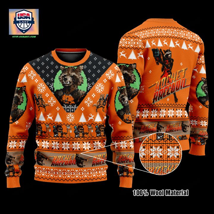 Marvel Comics Rocket Raccoon Christmas Sweater