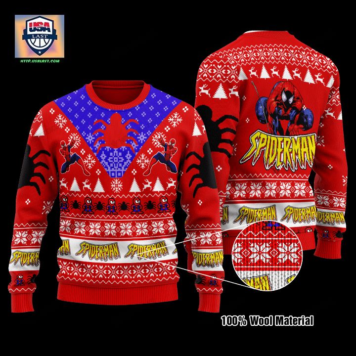 Marvel Comics Spider-Man Christmas Sweater