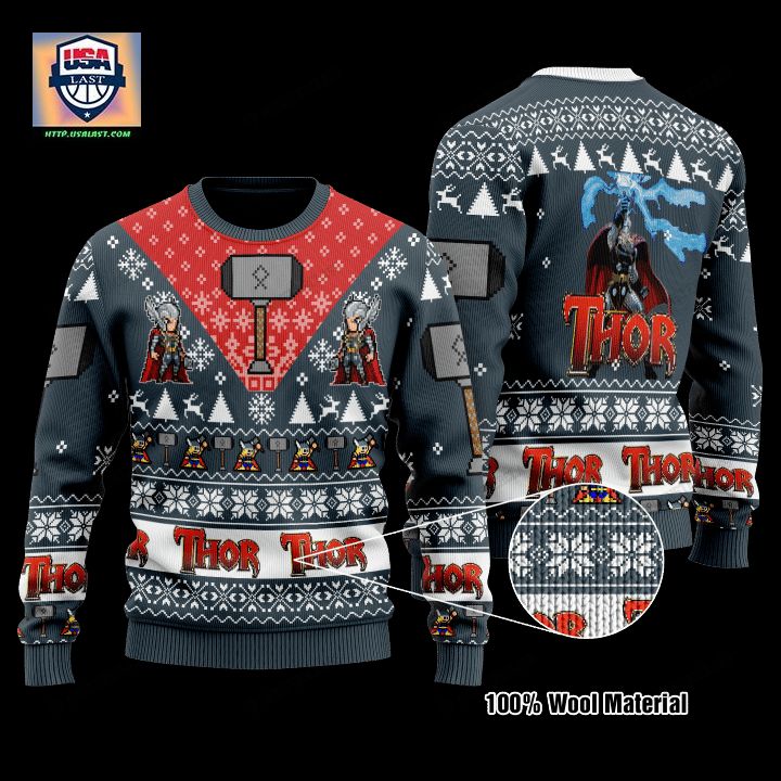 Marvel Comics Thor Odinson Christmas Sweater