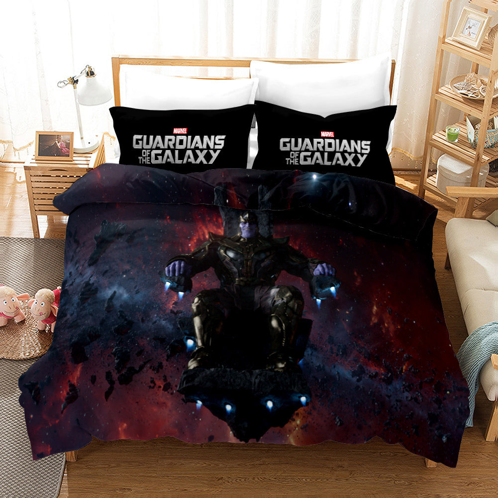 Marvel Guardians Of The Galaxy Duvet Cover Quilt Cover Pillowcase Bedding Set Bed Linen Home Bedroom Decor