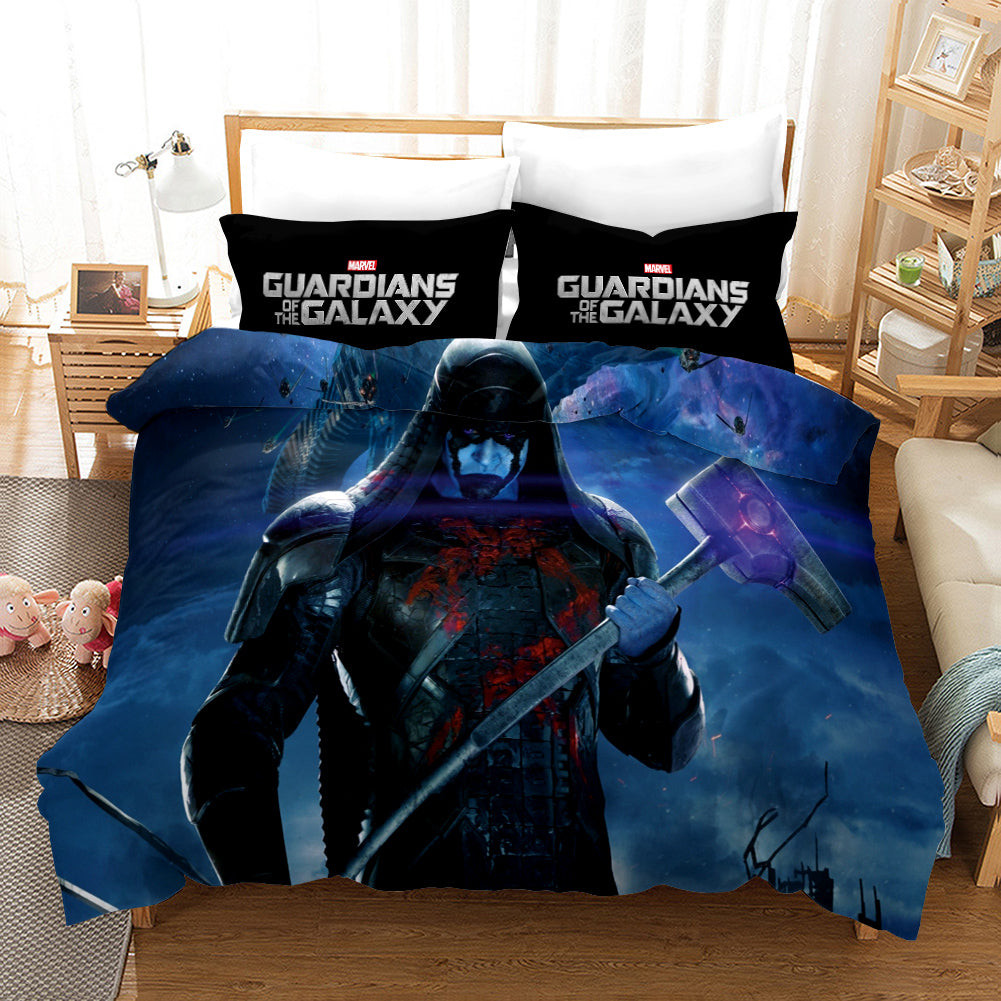 Marvel Guardians Of The Galaxy Duvet Cover Quilt Cover Pillowcase Bedding Set Bed Linen Home Bedroom Decor