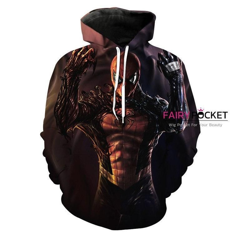 Marvel Spider-Man Venom 3D All Over Print Hoodie & Zip Hoodie