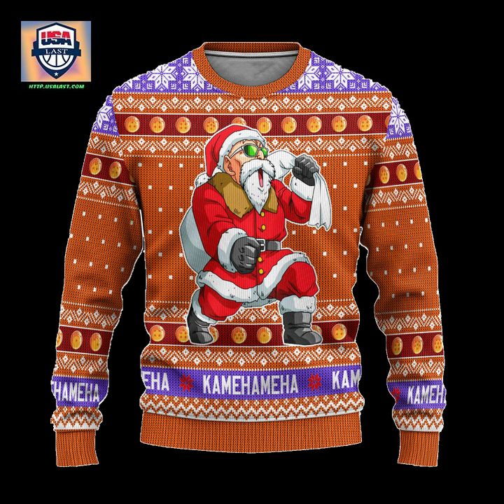 Master Roshi Dragon Ball Anime Ugly Christmas Sweater Xmas Gift