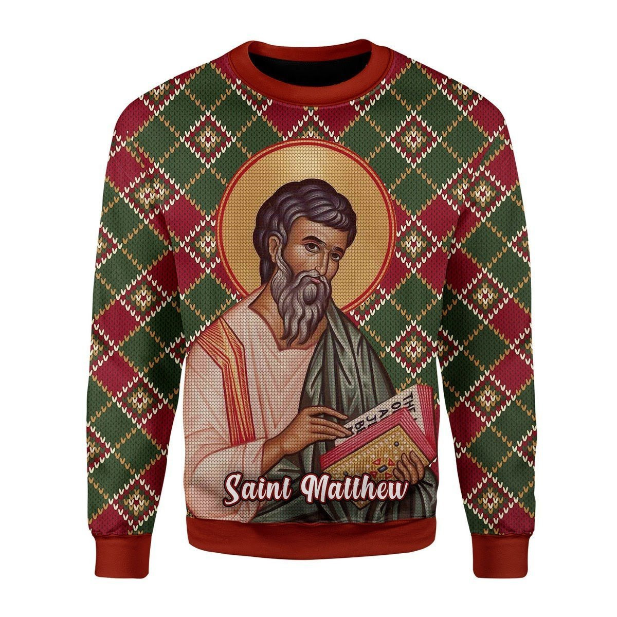Matthew the Apostle Ugly Christmas Sweater, Perfect Holiday Gift