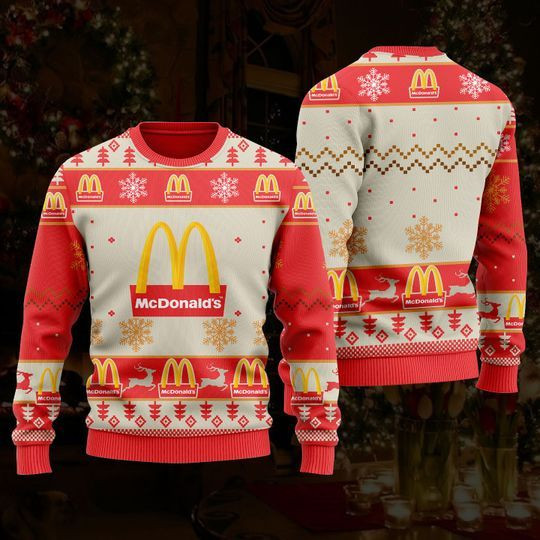 Mc Donalds Ugly Christmas Sweater,