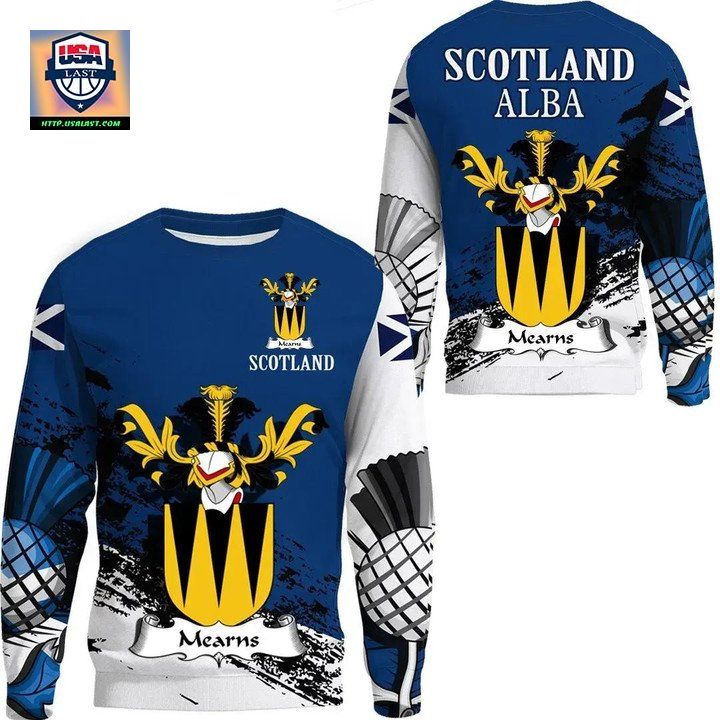 Mearns Scottish Family Crest Scotland Special Sweater 