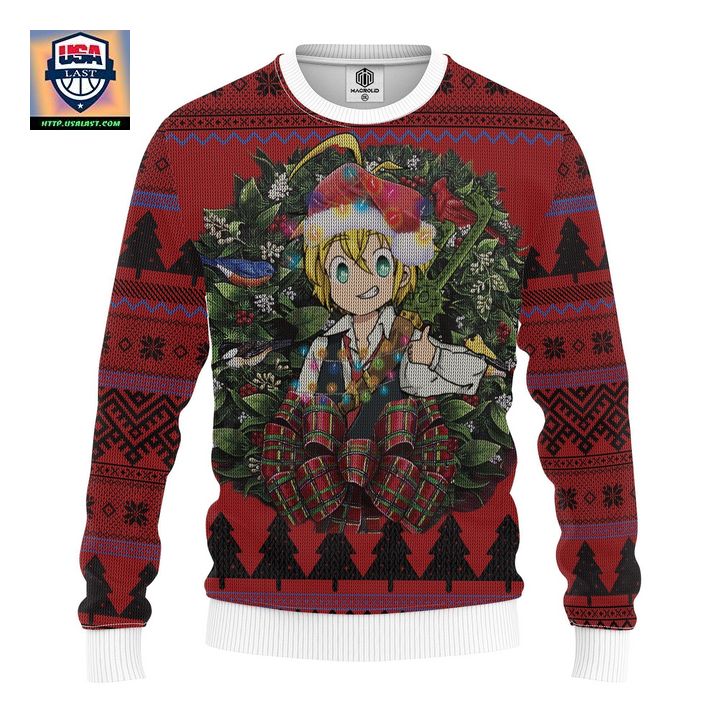 Meliodas Seven Deadly Sins Mc Ugly Christmas Sweater Thanksgiving Gift