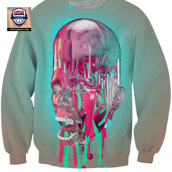 Melty Head Crewneck Sweater