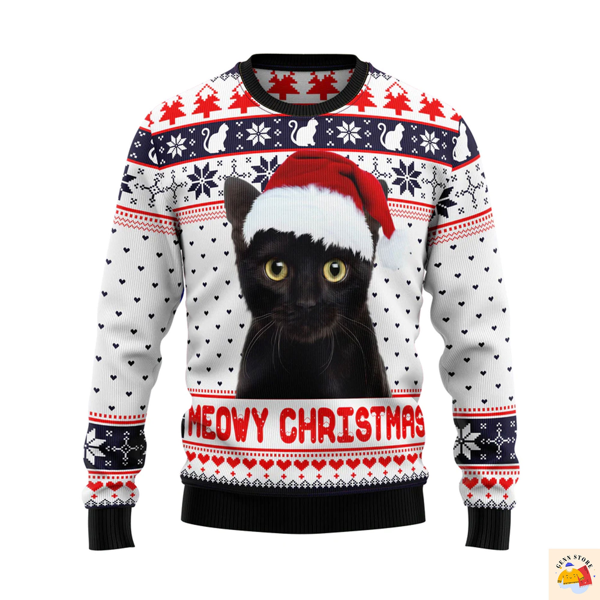 Meowy Christmas Ugly Christmas Sweater