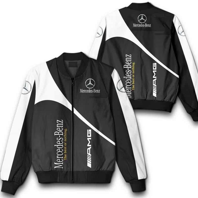 Mercedes Benz AMG Bomber Jacket | Automotive Jacket for Men & Women | Car Fan Gift
