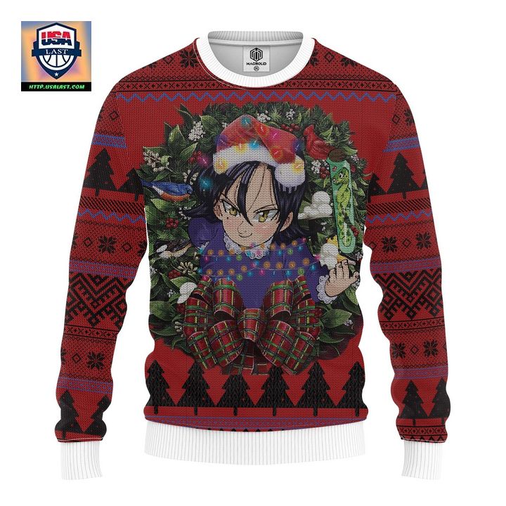 Merlin Seven Deadly Sins Mc Ugly Christmas Sweater Thanksgiving Gift