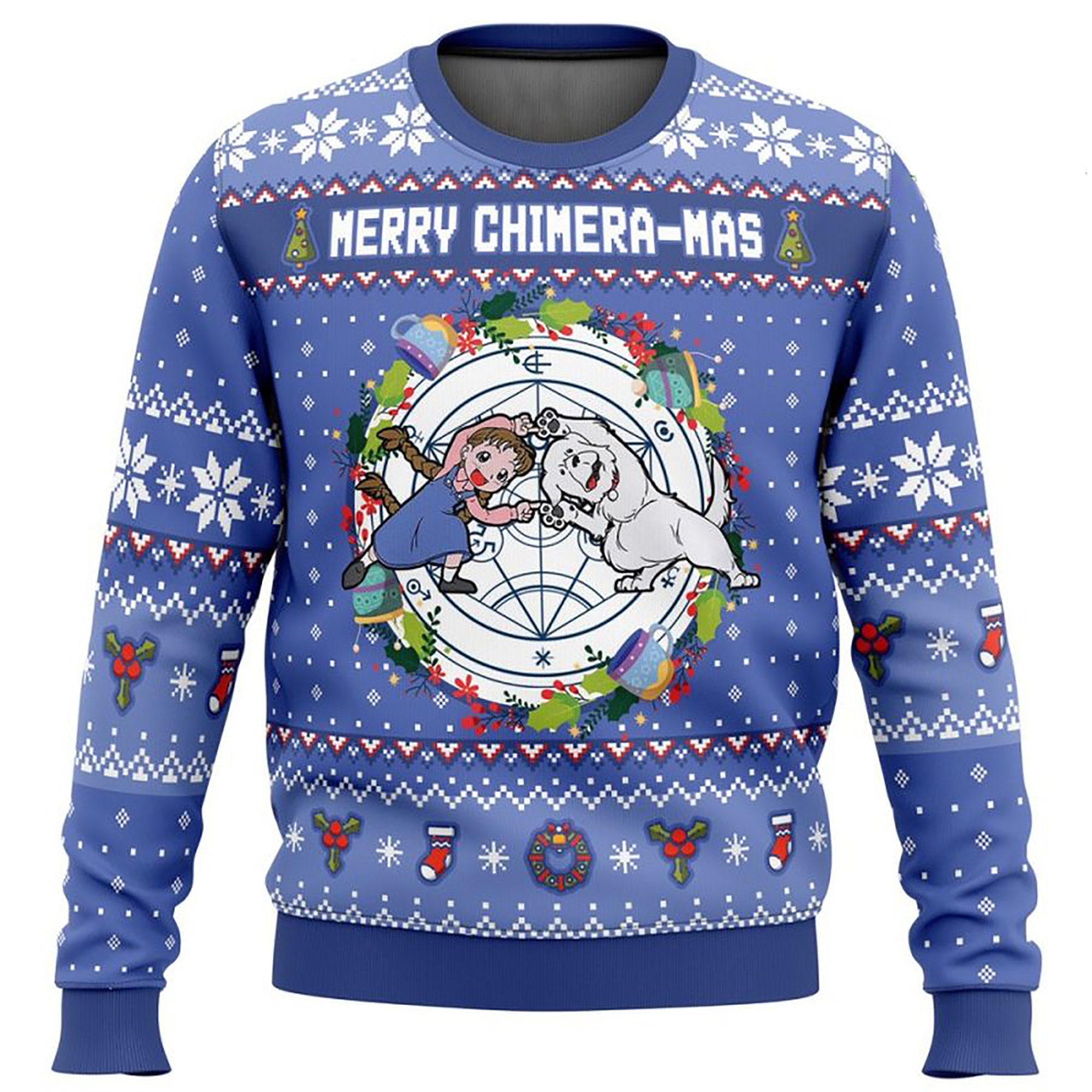 Merry Chimera Mas Fullmetal Alchemist Ugly Christmas Sweater