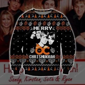 Merry Chrismukka 3D All Over Print Christmas Sweater Ugly Christmas Sweater Perfect Holiday Gift