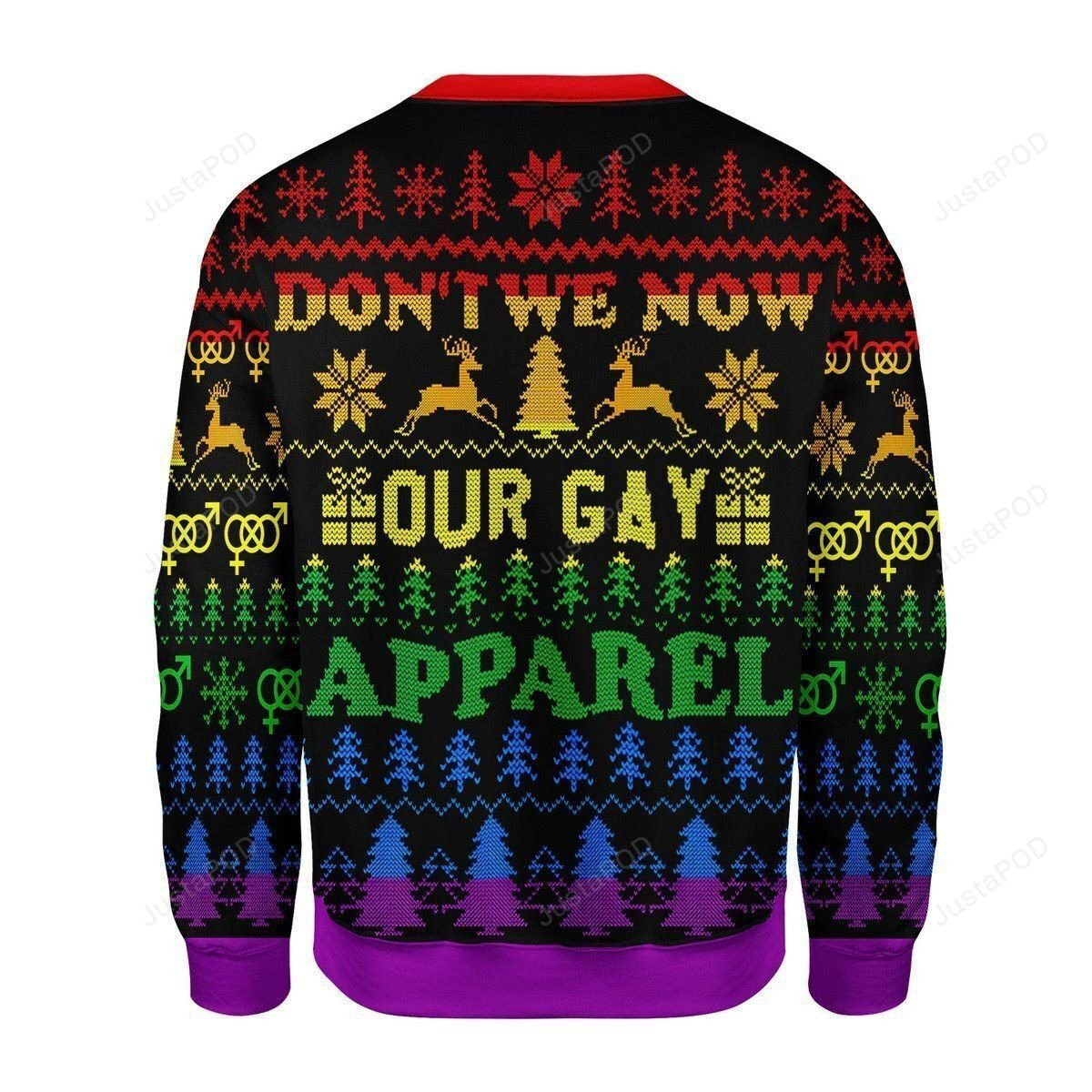 Merry Christmas Gearhomies Don'T We Now Our Gay Apparel Ugly Christmas Sweater, Perfect Holiday Gift