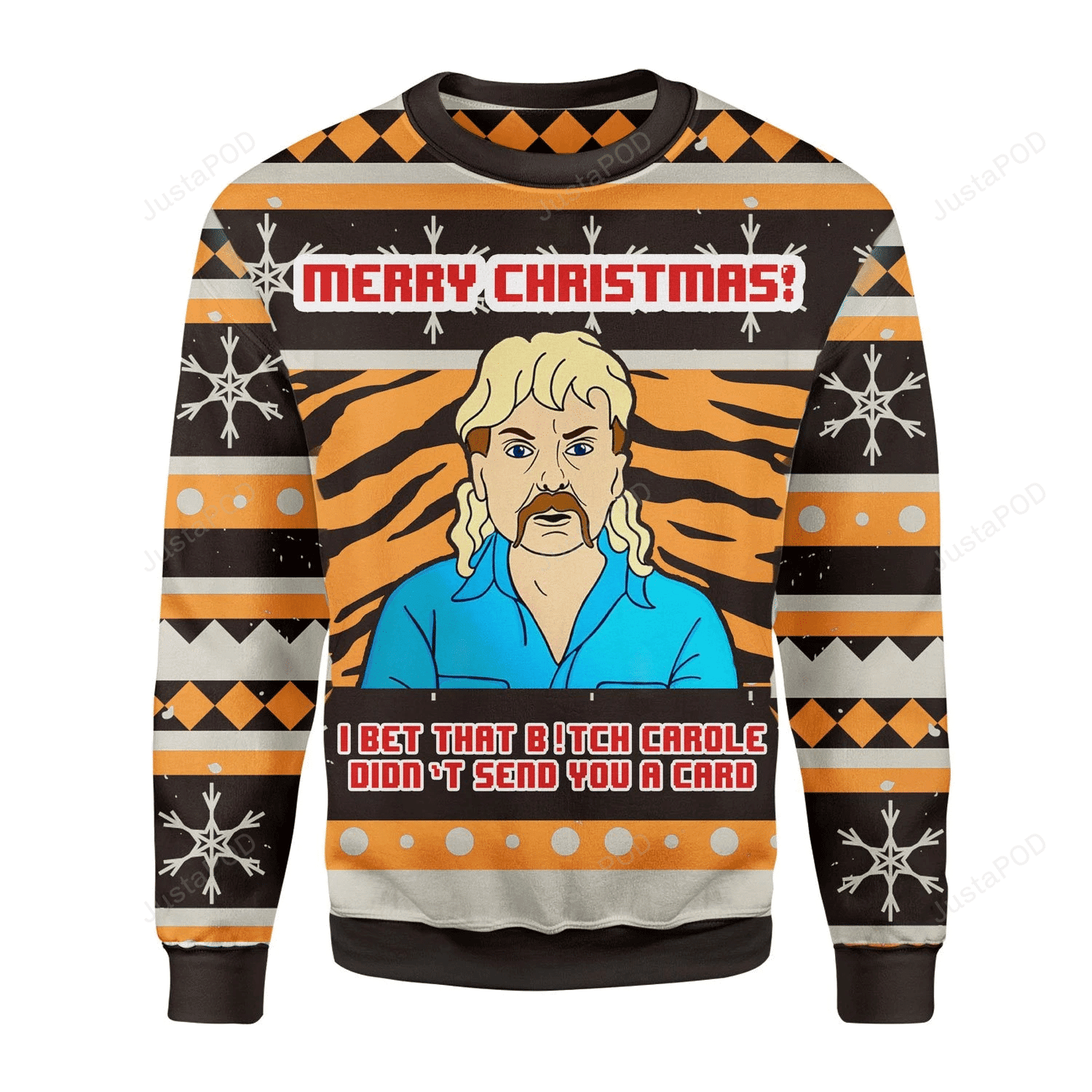 Merry Christmas Gearhomies I Bet That B!Tch Didn'T Send You A Card Ugly Christmas Sweater, Perfect Holiday Gift