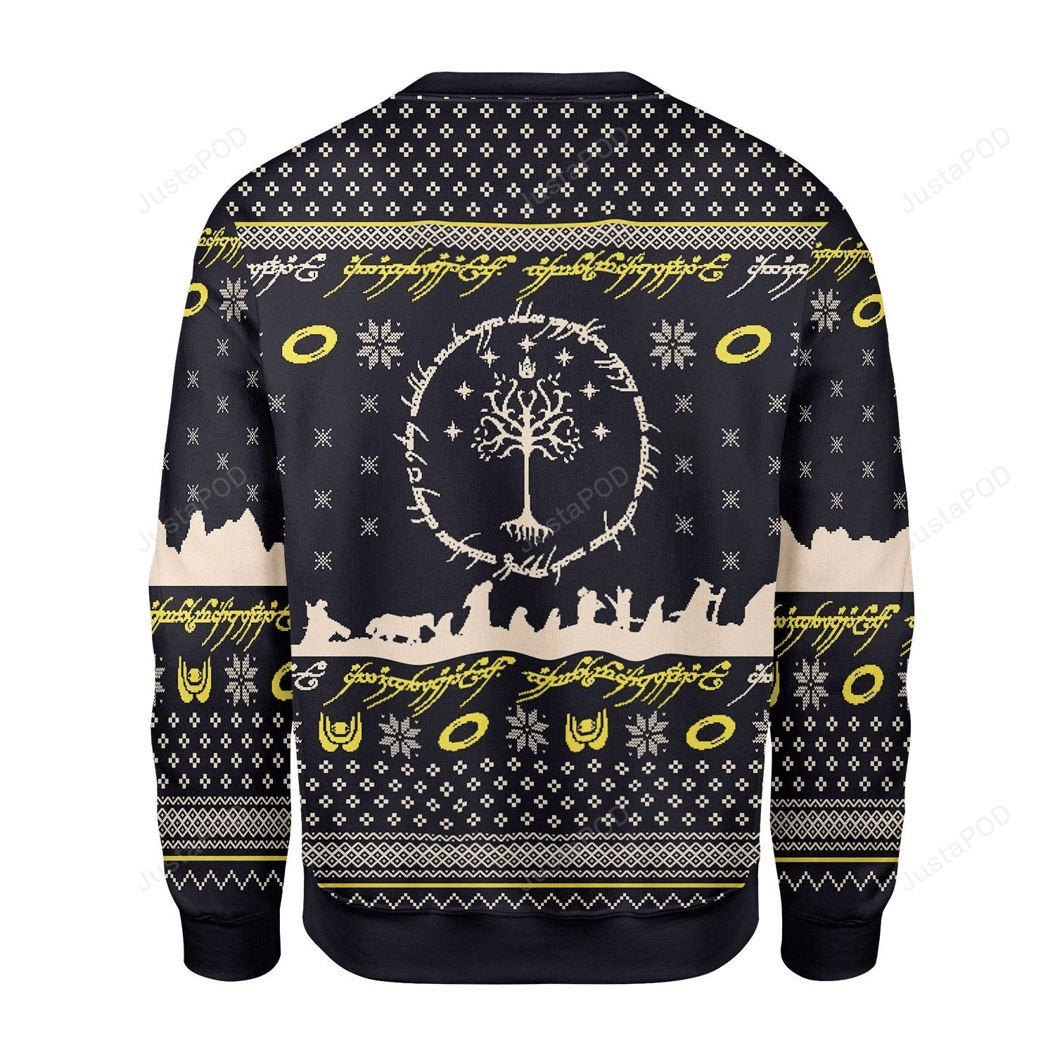 Merry Christmas Gearhomies Lord Of The Rings Ugly Christmas Sweater, Perfect Holiday Gift