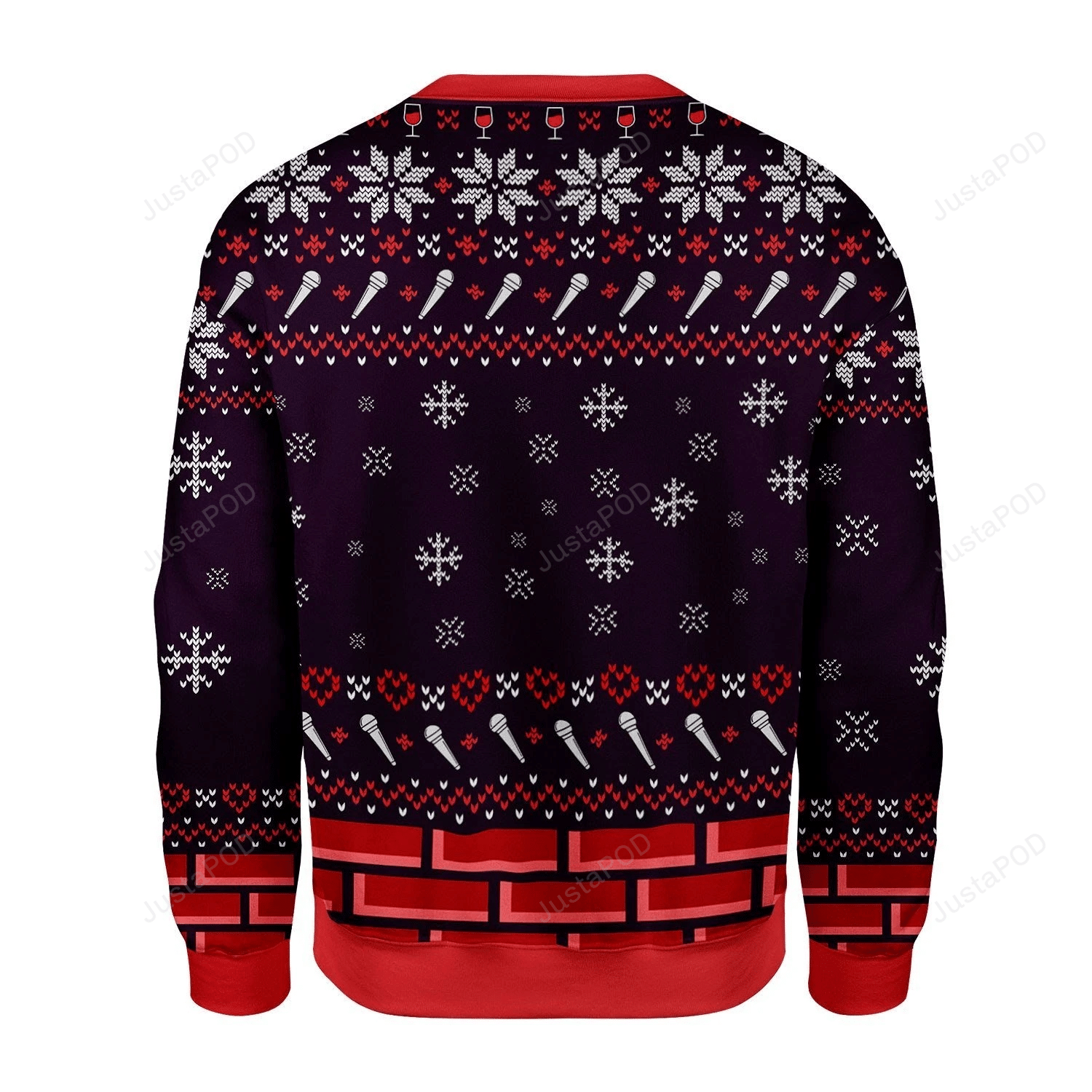 Merry Christmas Gearhomies Santa Wrecking Ball Ugly Christmas Sweater
